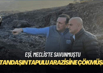 Vatandaşın tapulu arazisine çökmüşler