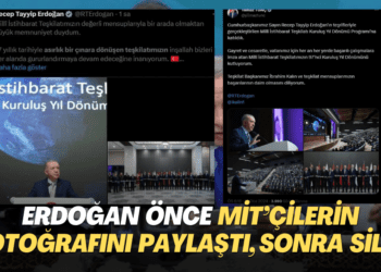 Erdoğan önce MİT’çilerin fotoğrafını paylaştı, sonra sildi