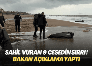 Sahil vuran 9 cesedin sırrı! Bakan açıklama yaptı