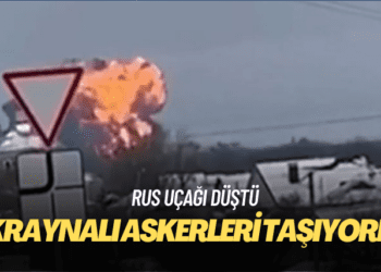 Ukraynalı askerleri taşıyan Rus uçağı düştü