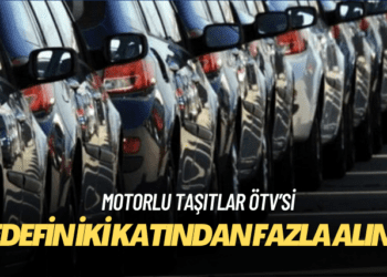 2023’te hedefin iki katından fazla motorlu taşıtlar ÖTV’si alındı