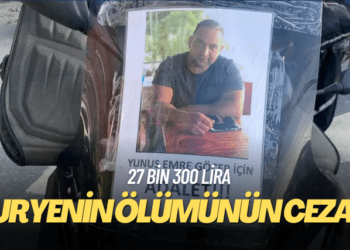 Kuryenin ölümünün cezası 27 bin 300 lira