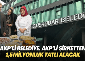 ‘Al Gülüm Ver Gülüm’; AKP’li belediye, AKP’li şirketten 1,5 milyonluk tatlı alacak