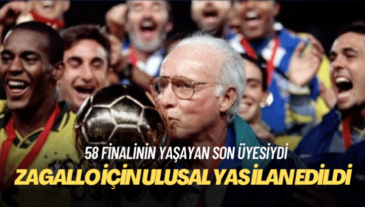 Brezilya’da Zagallo’nun kaybı nedeniyle ulusal yas ilan edildi