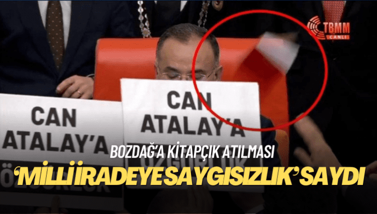 Adalet Bakanı Tunç, Bozdağ’a kitapçık atılmasını ‘milli iradeye saygısızlık’ saydı