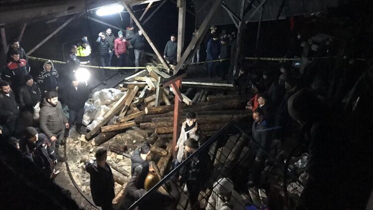 Zonguldak’ta maden ocağında göçük