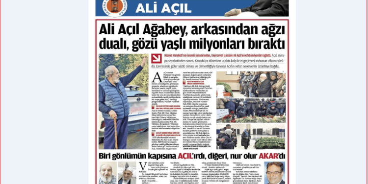 Zaman’a Sığmayan Ömürler’ kervanına katılan Ali Açıl’ın hayatı anlatıldı