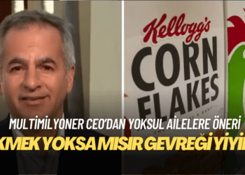 Multimilyoner CEO’dan yoksul ailelere öneri: Ekmek yoksa mısır gevreği yiyin!