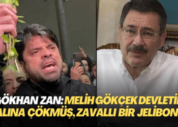 Gökhan Zan’dan İ. Melih Gökçek‘e sert cevap: Devletin malına çökmüş, zavallı bir jeliboncu