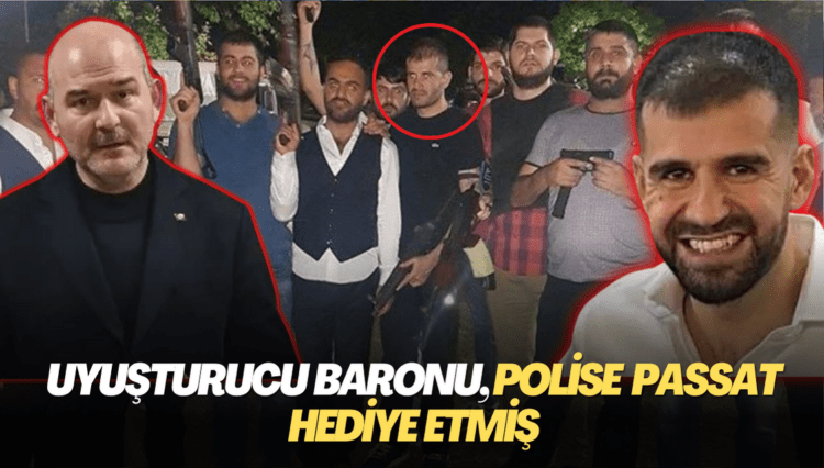 Uyuşturucu baronu, polise Passat hediye etmiş