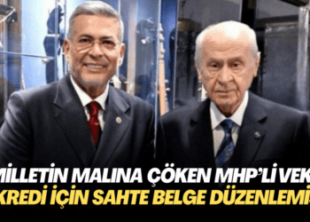 Milletin gasp edilen malına çöken MHP vekili Levent Uysal, kredi çekmek için sahte belge düzenlemiş!