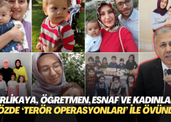 Ali Yerlikaya, öğretmen, esnaf, öğrenci ve hamile kadınlara yönelik sözde ‘terör operasyonları’ ile övündü