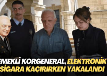 Emekli korgeneral Ömer Paç, üç bavul elektronik sigara kaçırırken yakalandı