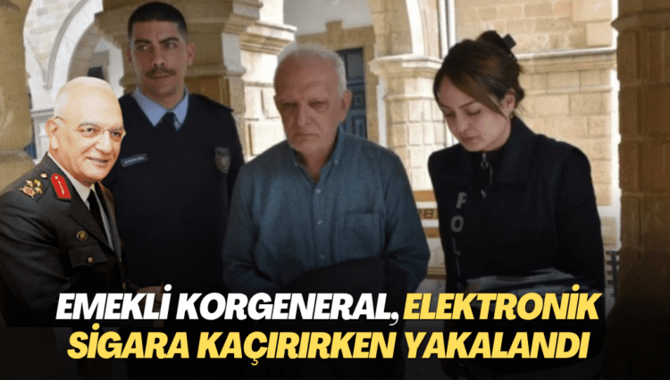 Emekli korgeneral Ömer Paç, üç bavul elektronik sigara kaçırırken yakalandı
