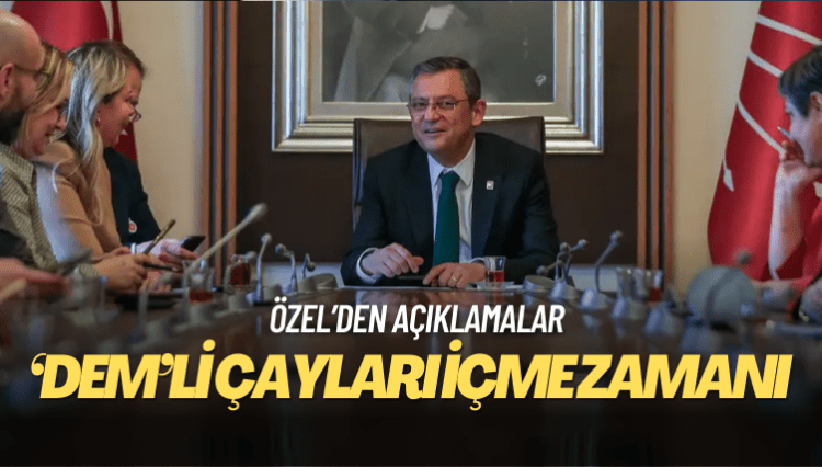 Özgür Özel: DEM Parti’nin stratejisi bize kaybettirmek