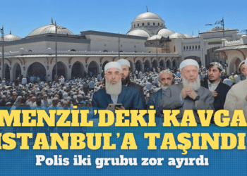 Menzil’deki kavga İstanbul’a taşındı: Polis iki grubu zor ayırdı