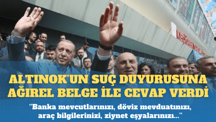 Altınok’un suç duyurusuna, Ağırel belge ile cevap verdi