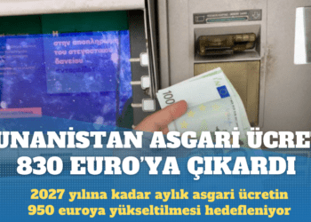 Yunanistan, asgari ücreti yüzde 6,4 artırarak 830 euroya çıkardı