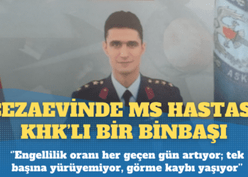 Cezaevinde MS hastası KHK’lı bir binbaşı