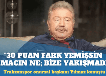 Trabzonspor onursal başkanı Mehmet Ali Yılmaz: 30 puan fark yemişsin amacın ne?