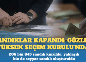 Sandıklar kapandı: Gözler Yüksek Seçim Kurulu’nda