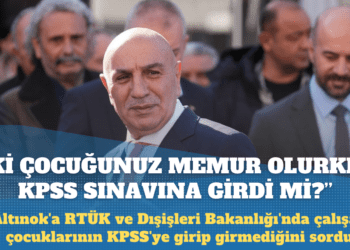 Yavaş’tan Altınok’a: Çocuklarınız memur olurken KPSS sınavına girdiler mi?