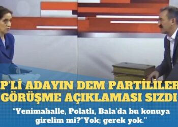 AKP’li adayın ‘DEM Partililerle görüşme’ açıklaması sızdı