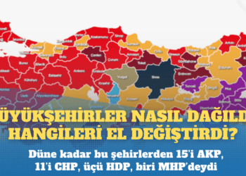 Büyükşehirler nasıl dağıldı?