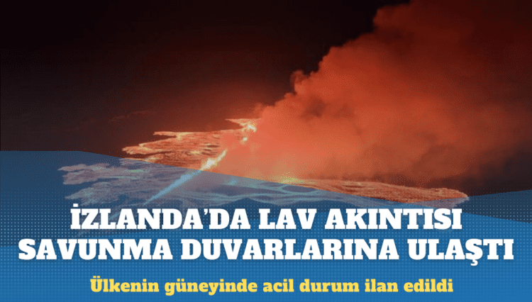 İzlanda’da yanardağ patlaması, acil durum ilan edildi