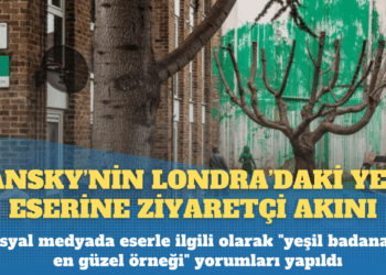 Banksy’nin Londra’daki yeni eserine ziyaretçi akını