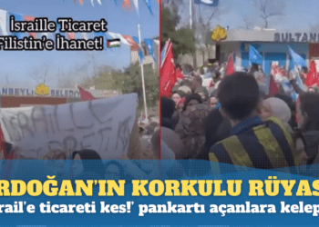 Erdoğan’ın korkulu rüyası oldular: ‘İsrail’e ticareti kes!’ pankartı açanlara ters kelepçe