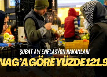 ENAG, Şubat ayı enflasyon rakamlarını açıkladı: Yüzde 121.98
