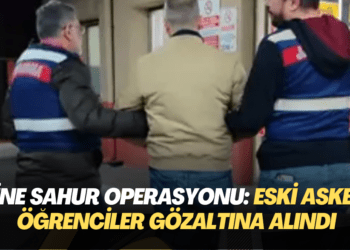 Yine sahur operasyonu: Eski askeri öğrenciler gözaltına alındı