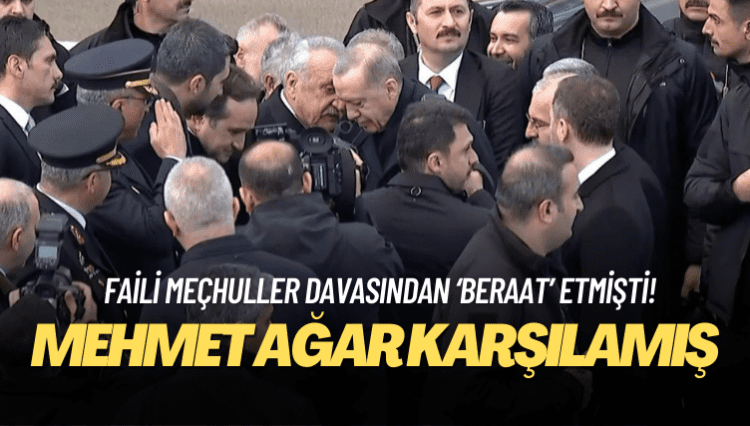 Erdoğan’ı Elazığ’da faili meçhuller davasından beraat eden Mehmet Ağar karşılamış!