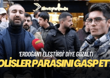 Sokak röportajında Erdoğan’ı eleştiren vatandaş anında gözaltına alındı