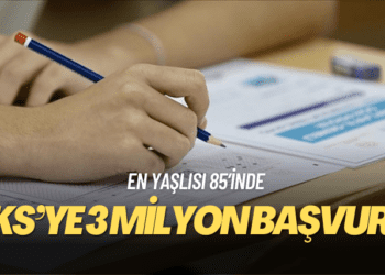 YKS’ye 3 milyon başvuru: En yaşlısı 85’inde