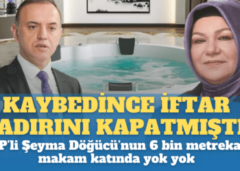 Seçimi kaybedince iftar çadırını kapatmıştı: AKP’li Şeyma Döğücü’nün makam katında yok yok