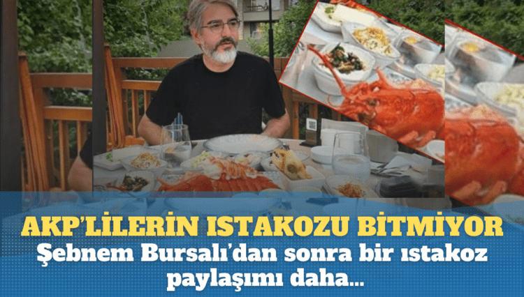 AKP’lilerin ıstakozu bitmiyor. Şebnem Bursalı’dan sonra bir ıstakoz paylaşımı daha…