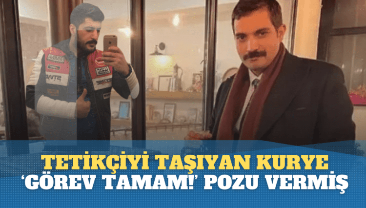 Sinat Ateş cinayetinde tetikçiyi taşıyan kuryeden ‘Görev tamam!’ pozu!