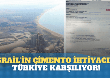 İsrail’in çimento ihtiyacını Türkiye karşılıyor!