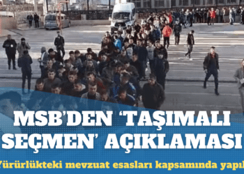 MSB’den ‘taşımalı seçmen’ açıklaması