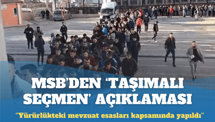 MSB’den ‘taşımalı seçmen’ açıklaması