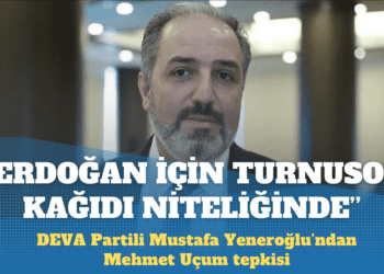 Yeneroğlu’ndan Uçum tepkisi: Erdoğan için turnusol kağıdı niteliğinde