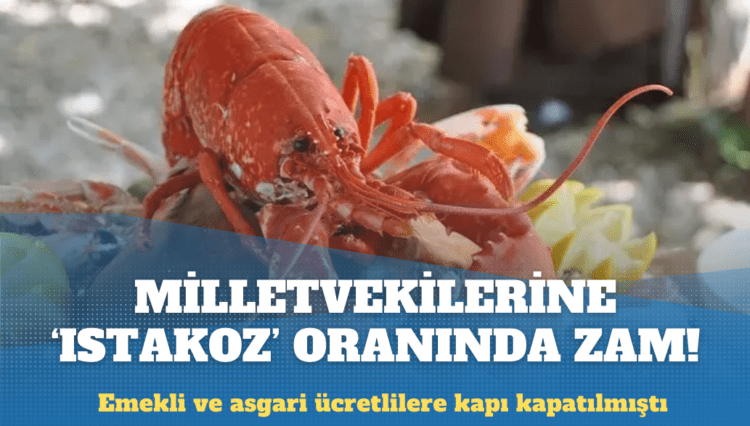 Milletvekillerine ‘ıstakoz’ oranında zam!