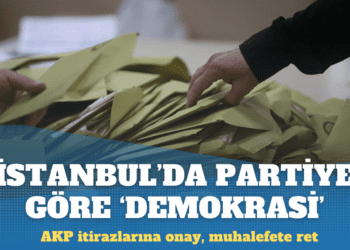 İstanbul’da partiye göre ‘demokrasi’