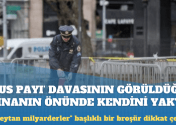 Trump’ın yargılandığı davada bina önündeki bir kişi kendini ateşe verdi