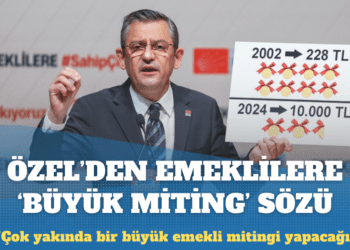 Özel’den emeklilere ‘büyük miting’ sözü