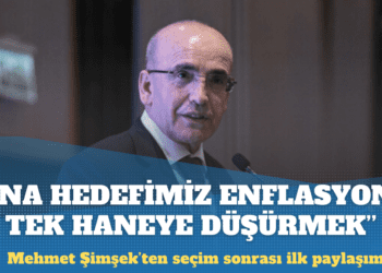 Mehmet Şimşek: Ana hedefimiz enflasyonu tek haneye düşürmek