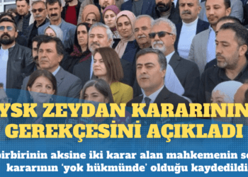 YSK, Zeydan kararının gerekçesini açıkladı: Mahkemenin kararı ‘yok hükmünde’ sayıldı