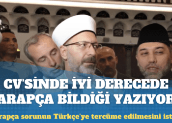 CV’sinde iyi derecede Arapça bildiği yazıyor